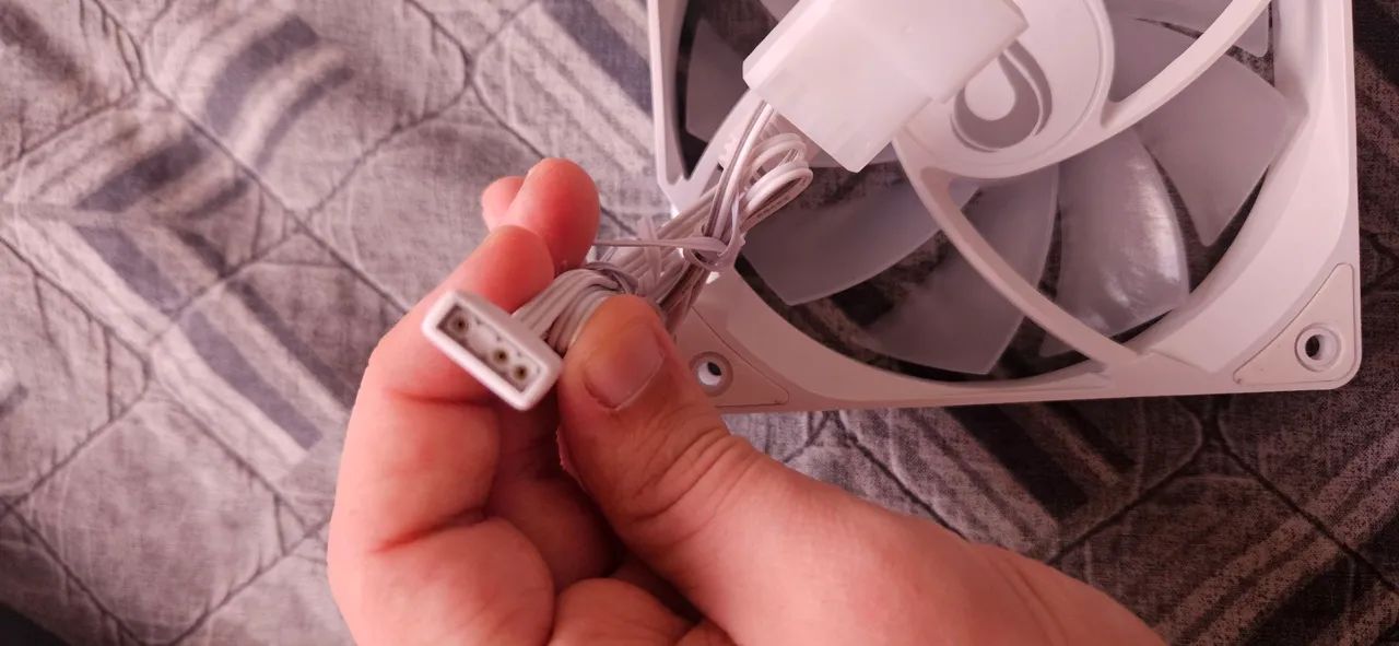 Fan Rise Mode Frost 120mm ARGB 5V Branco - Foto 5