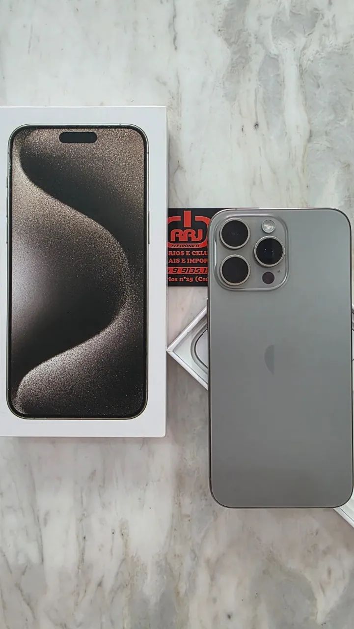 iPhone 15 Pro Max 512GB Natural - Celulares e Smartphones - Centro