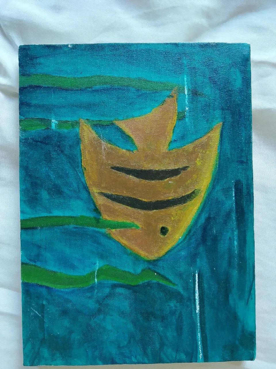 Telas Pintadas à Mão - Obras Originais - Foto 2