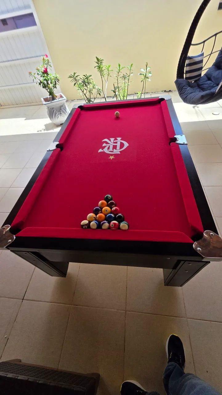  MESA DE SINUCA DO FLAMENGO - NOVA!  - Foto 3