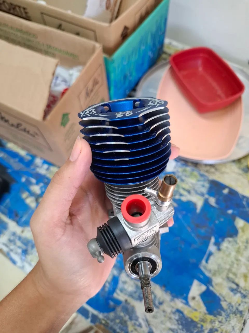 Motor a combustão para aeromodelo  - Foto 4