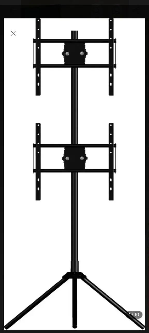Suporte tripé para TVs e monitores.