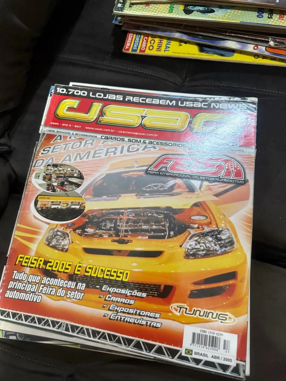 Coleção de revistas de carro áudio car