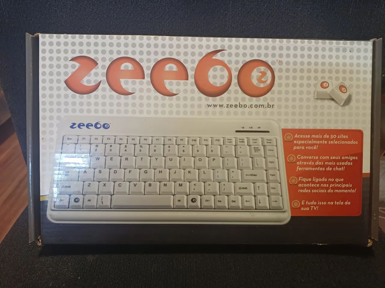 Teclado zeebo novo(nunca usado)