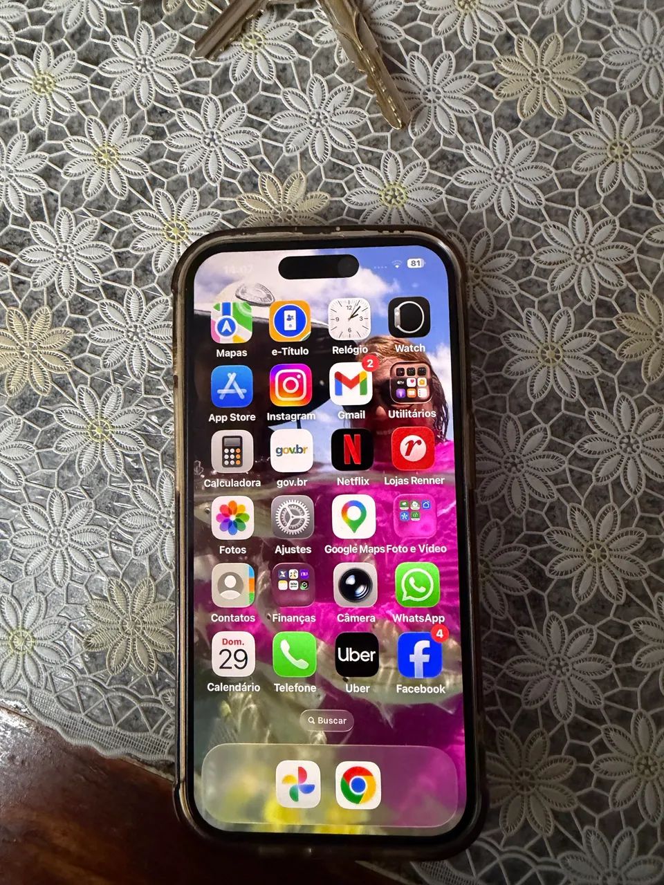 iPhone 14 Pro 128 gigas dourado  - Foto 4