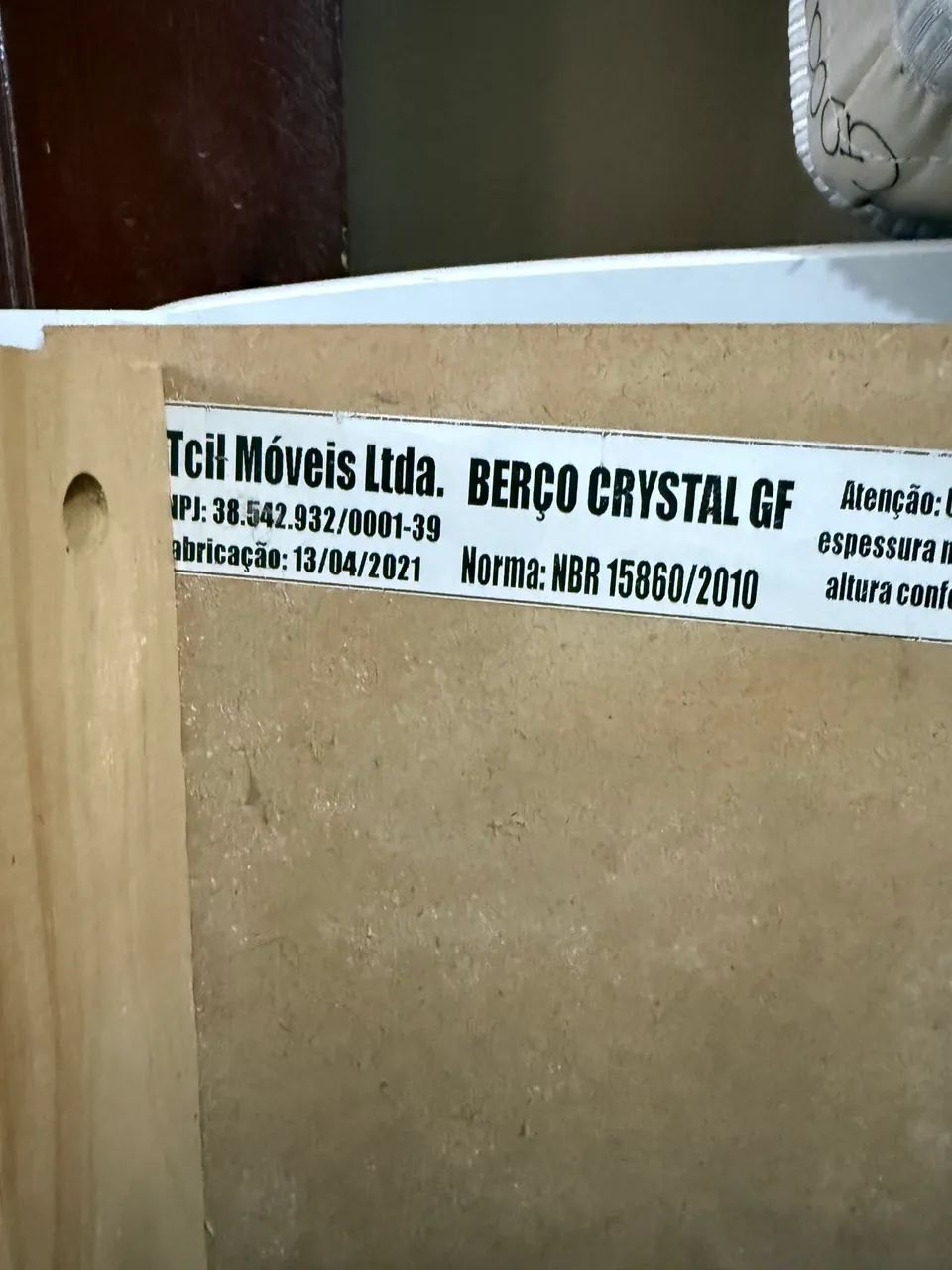 Berço Mini Cama GF Crystal Tcil - Foto 2