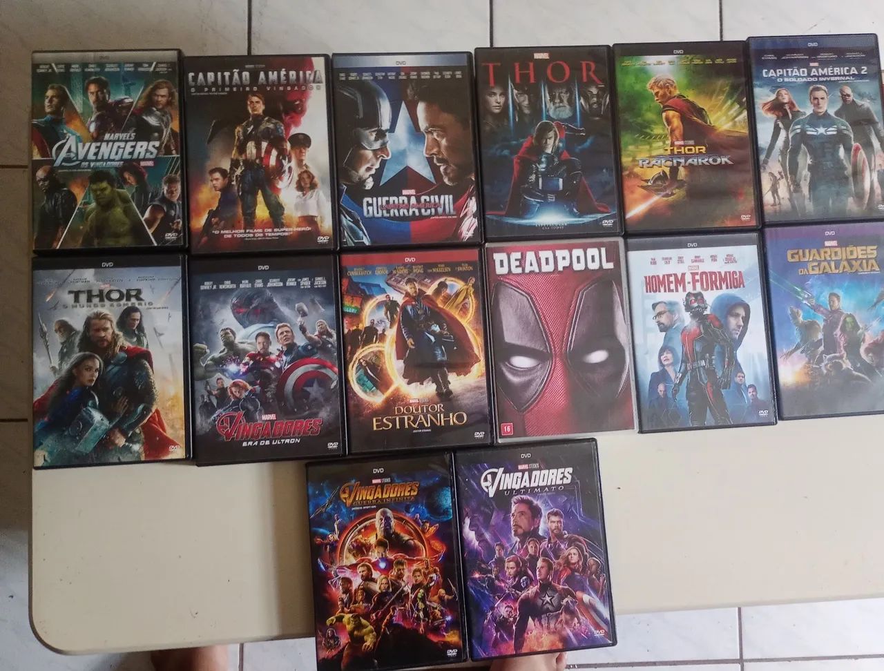 DVDs Coleção Marvel 