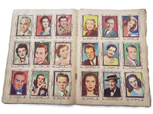 Álbum vintage idolos da tela completo decada 50 - Foto 5