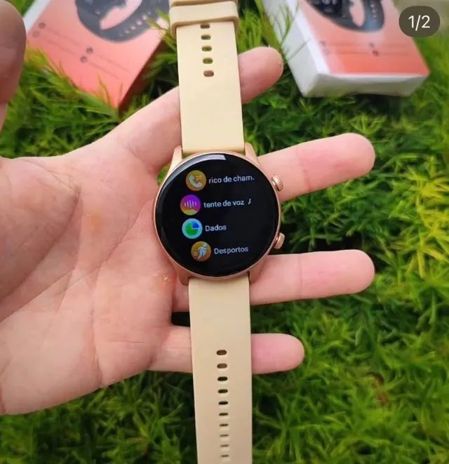 Smartwatch redondo sofisticado | zeblaze btalk 3 plus original  - Foto 2