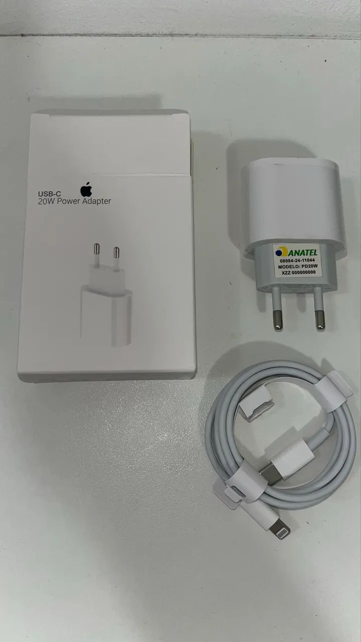 Carregador Iphonr Apple Tipo C cabo e caixa