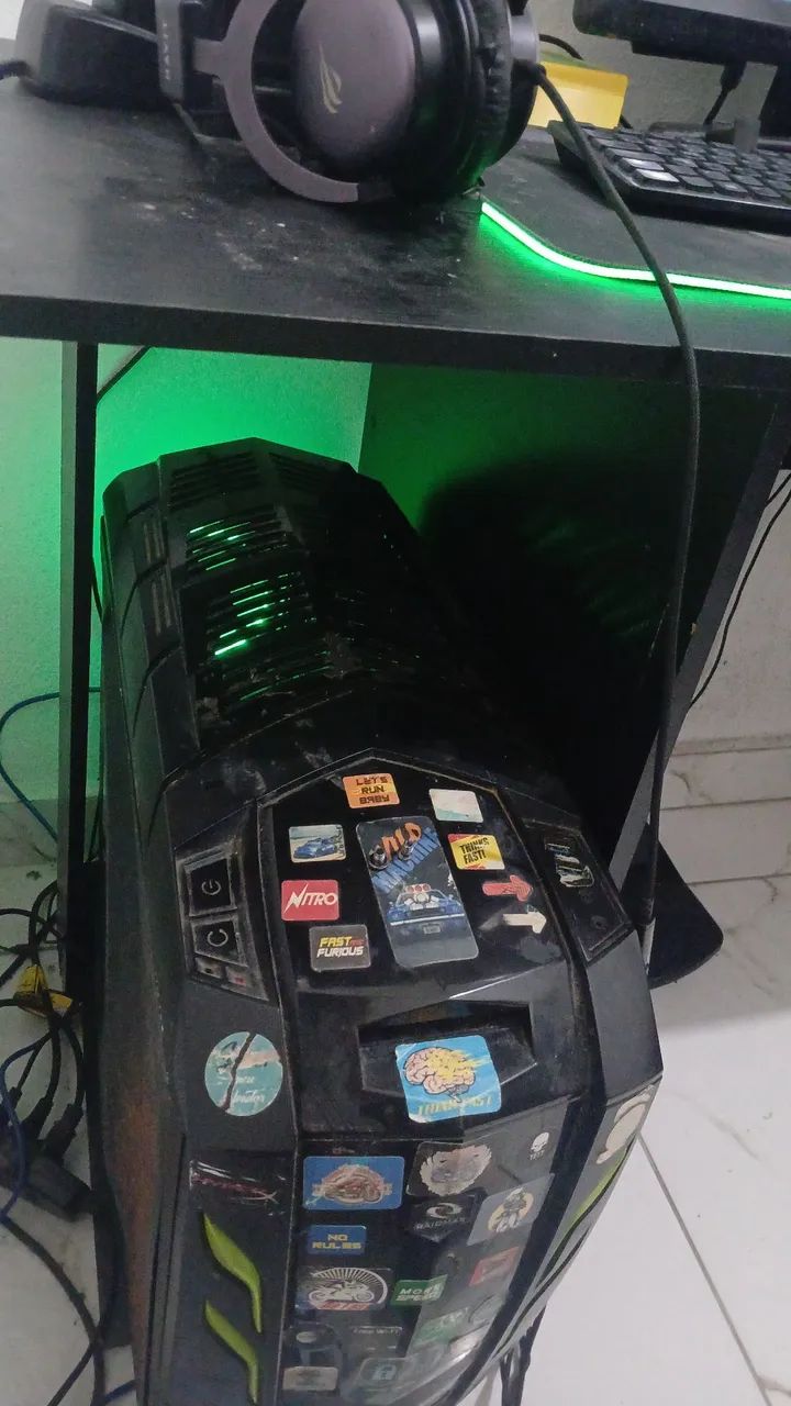 PC Gamer + monitor 18" +  SSD 256gb + Windows 11 - Foto 2
