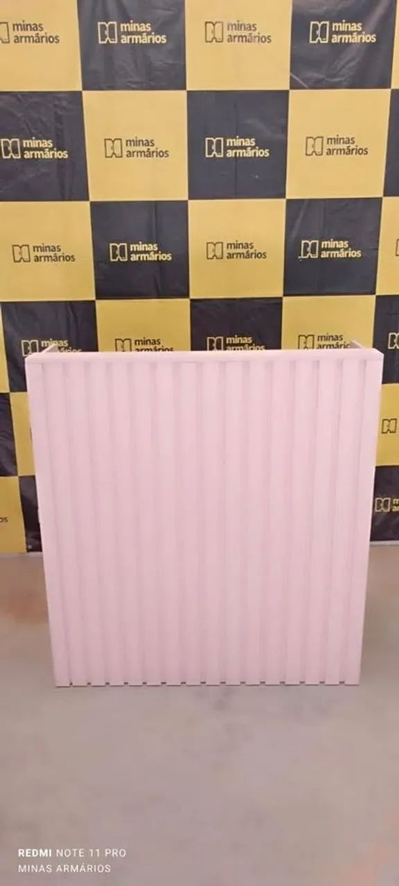 Balcão ripado Rosa  - Enviamos montado  - Foto 2