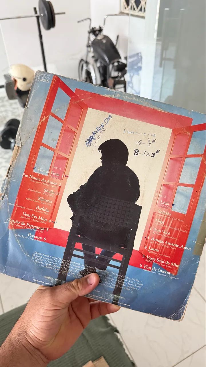 Disco vinil Adilson Ramos - Em nome do amor  - Foto 2