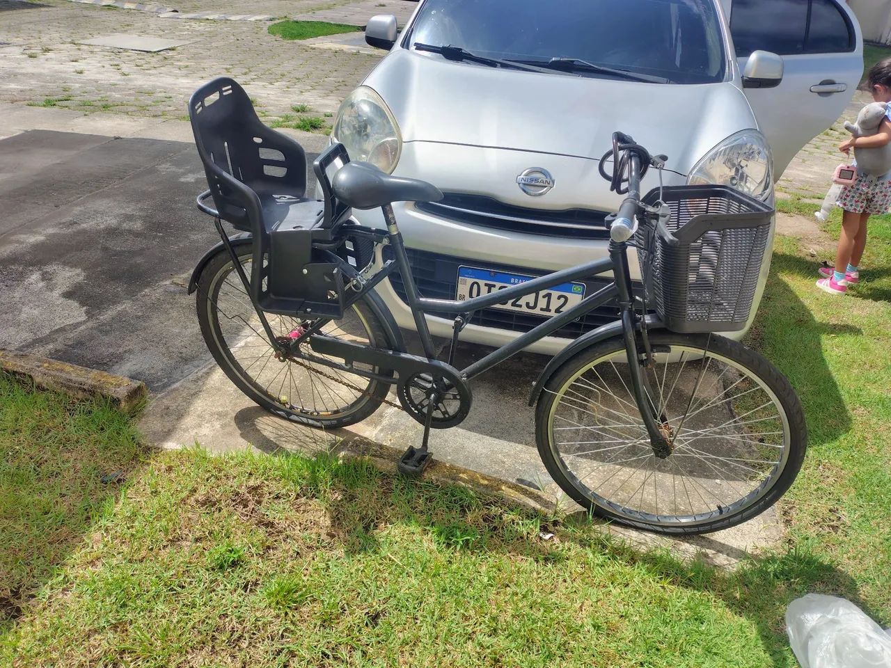Bicicleta com cadeirinha