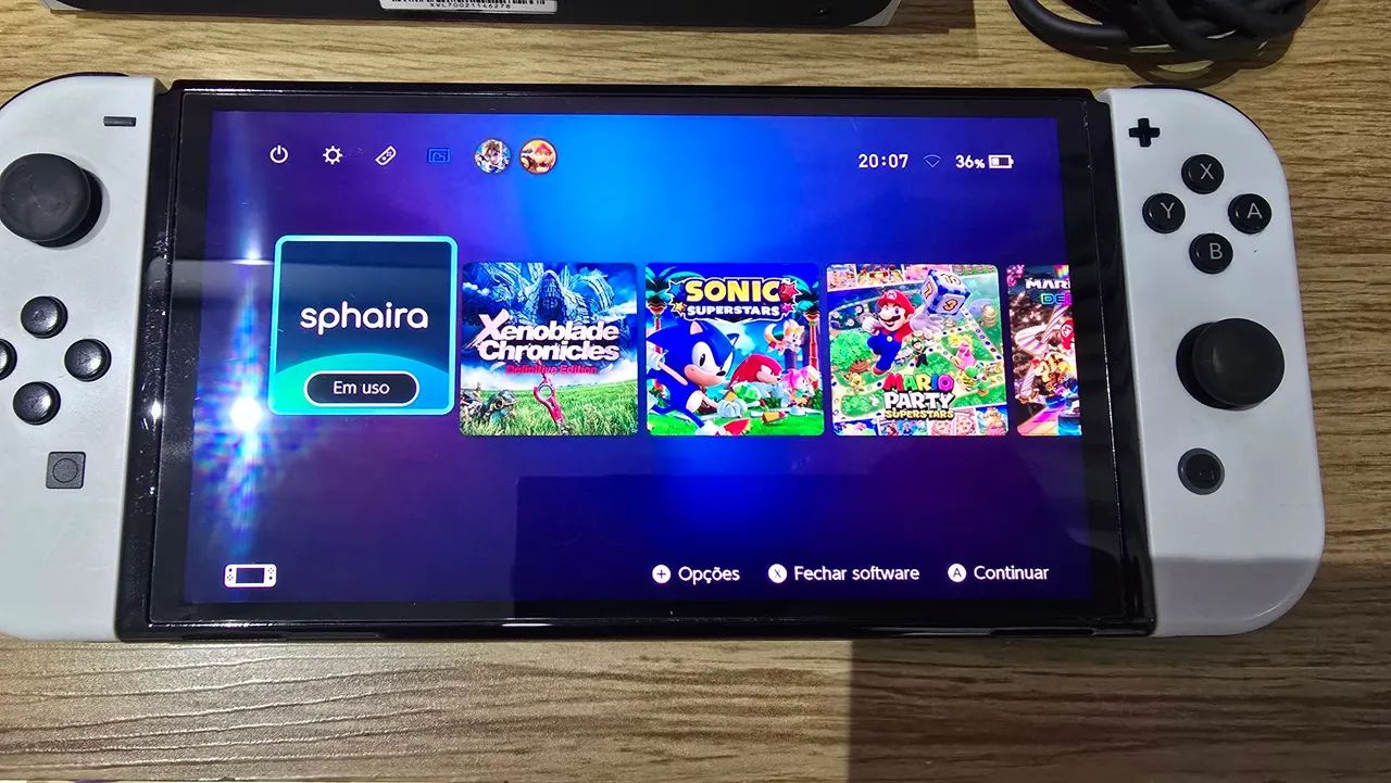 Nintendo Switch Oled 128GB Desbloqueado - Foto 2