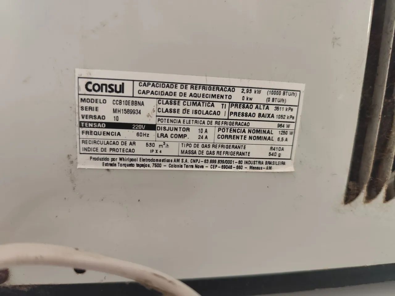 Ar Condicionado Consul 10.000 BTUs - Foto 5