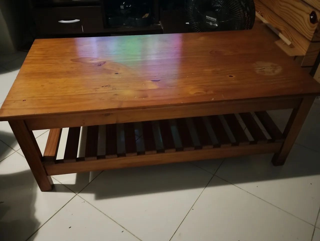 Mesa de centro da Tok stok em madeira  - Foto 2