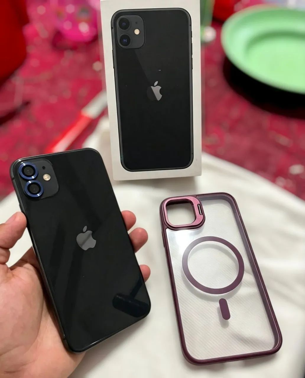 iPhone 11 128GB acompanhe caixa carregando capinha e película  - Foto 2