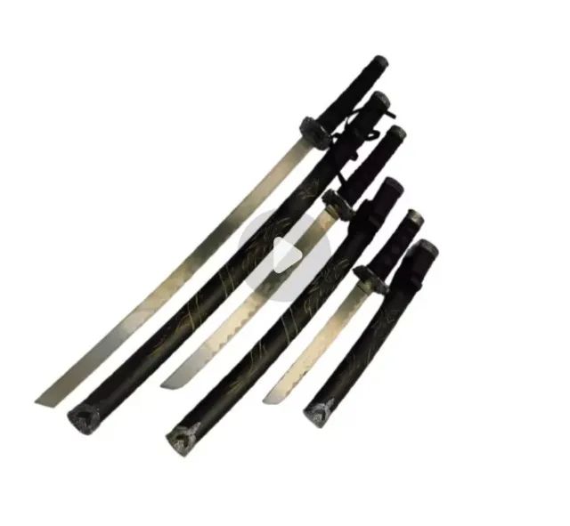 Espada Katana kit 3 espadas (sem corte) - Foto 2