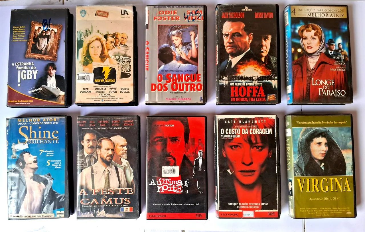 Fitas Vhs Drama (Lote)
