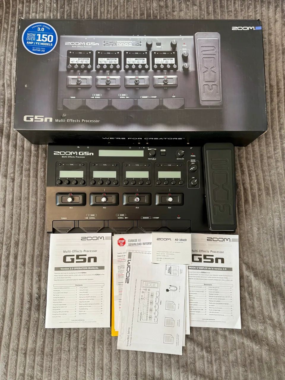 Pedaleira Zoom G5n Multi Effects Processor 