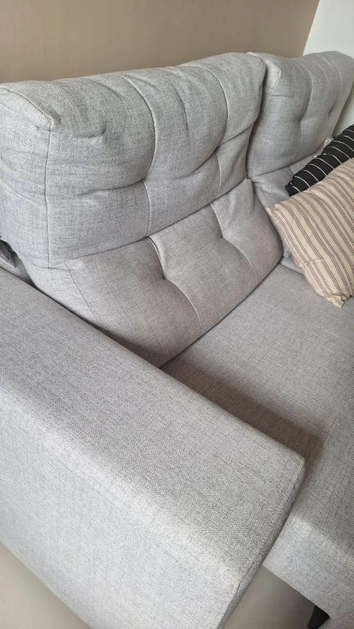 Sofá reclináveis de linho - Foto 4