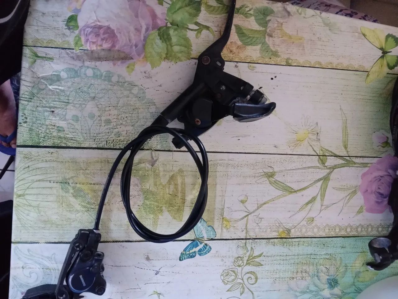 Freio hidráulico shimano m355  - Foto 3