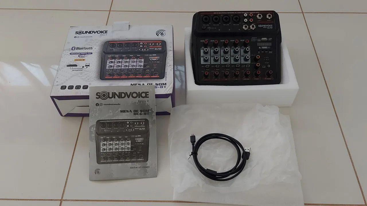 Mesa De Som Soundvoice Mc6 - Foto 3