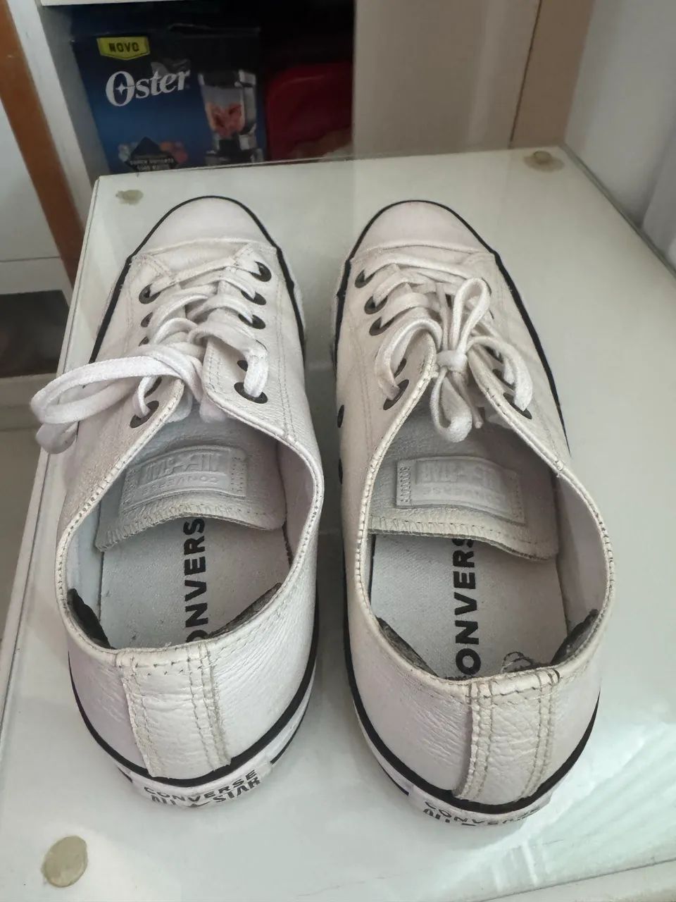 Tênis All Star converse couro  - Foto 3