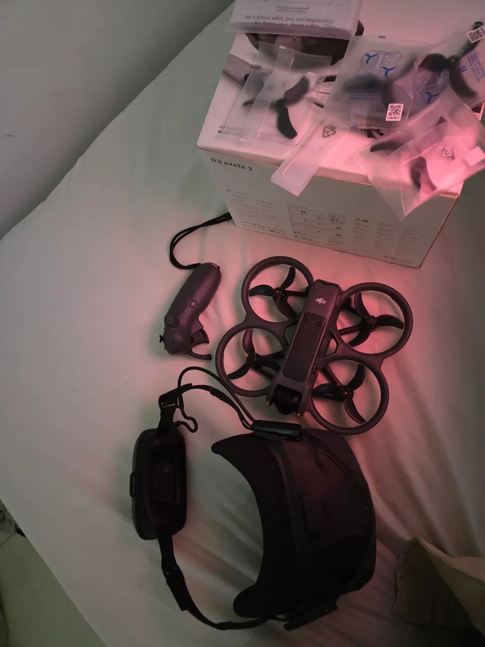 Drone FPV DJI Avata 2 Combo + Óculos Goggles 3 (Impecável) - Foto 4