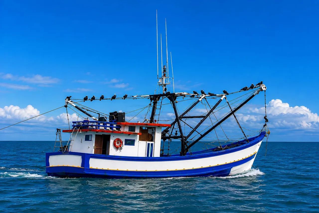 BARCO/BALEEIRA CAMAROEIRO 15M CUMMINS - LICENÇA SETE-BARBAS - COMPLETO E PRONTO P/ PESCA