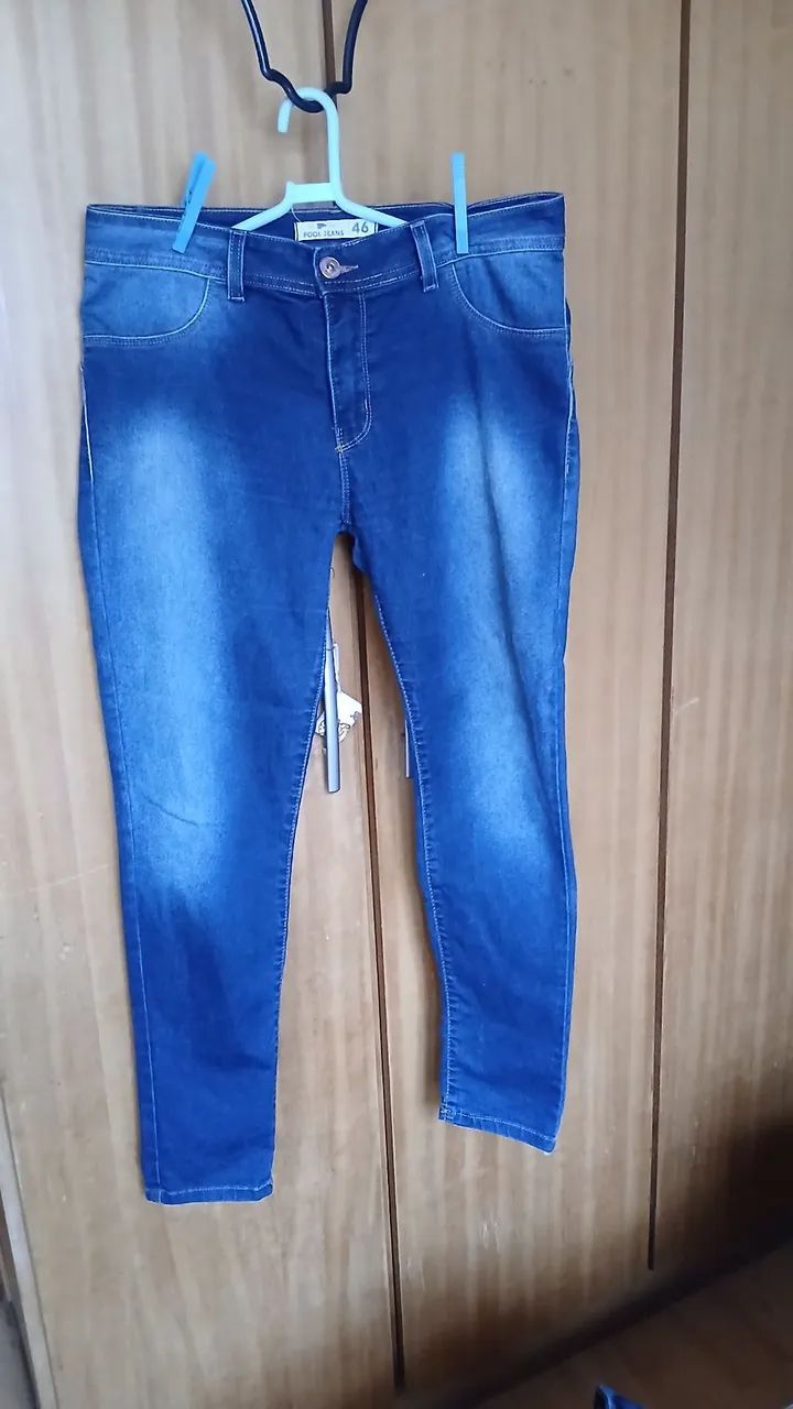 CALÇAS JEANS FEMININA 46