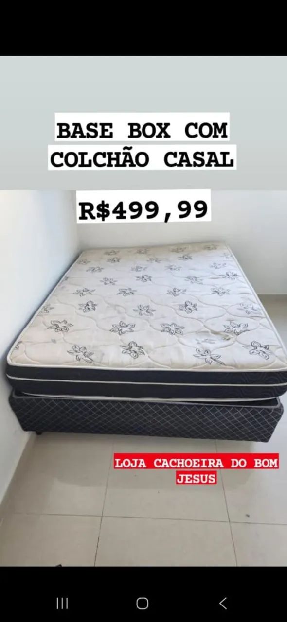 Cama box casal