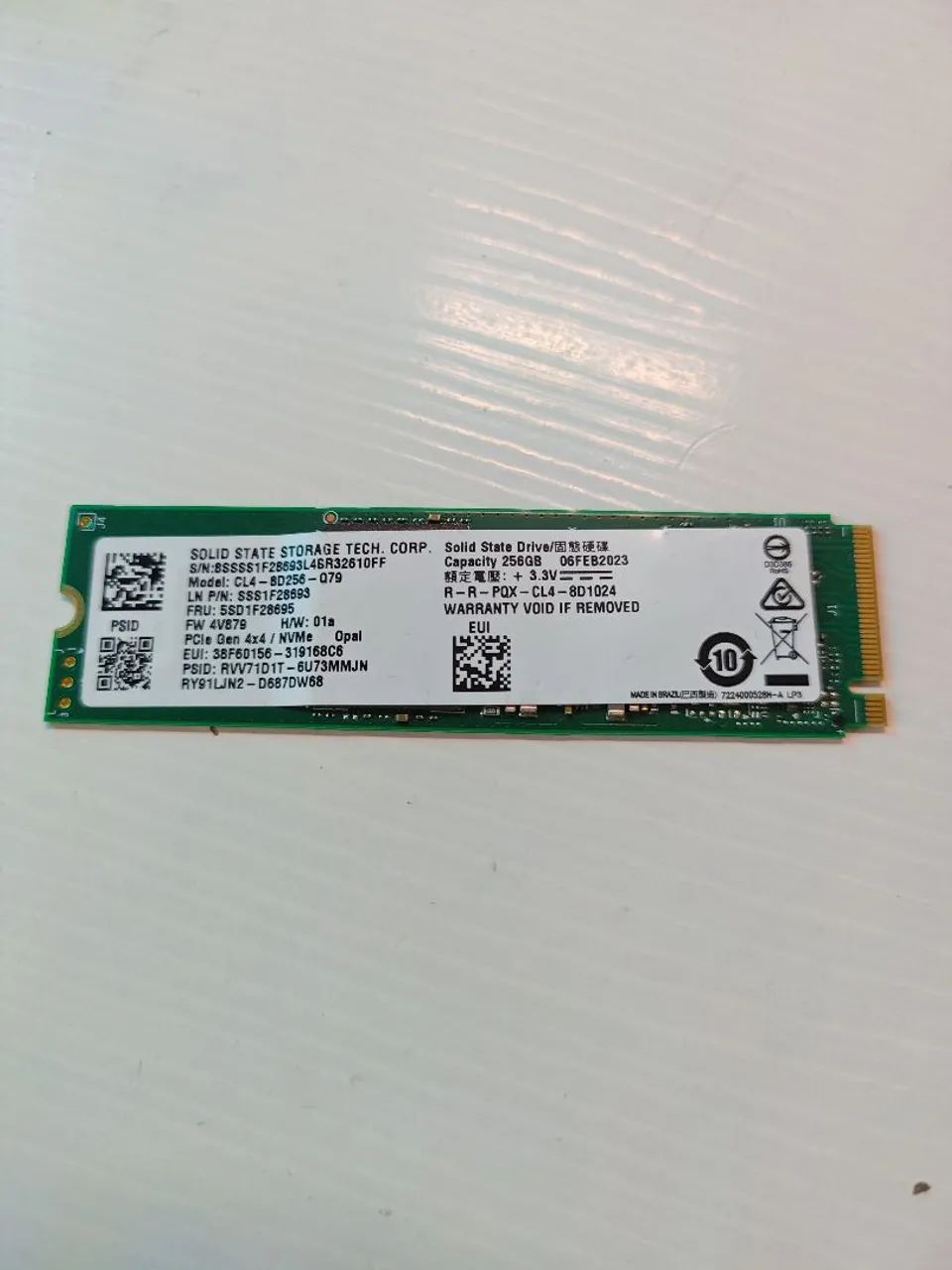 NVMe 256GB 