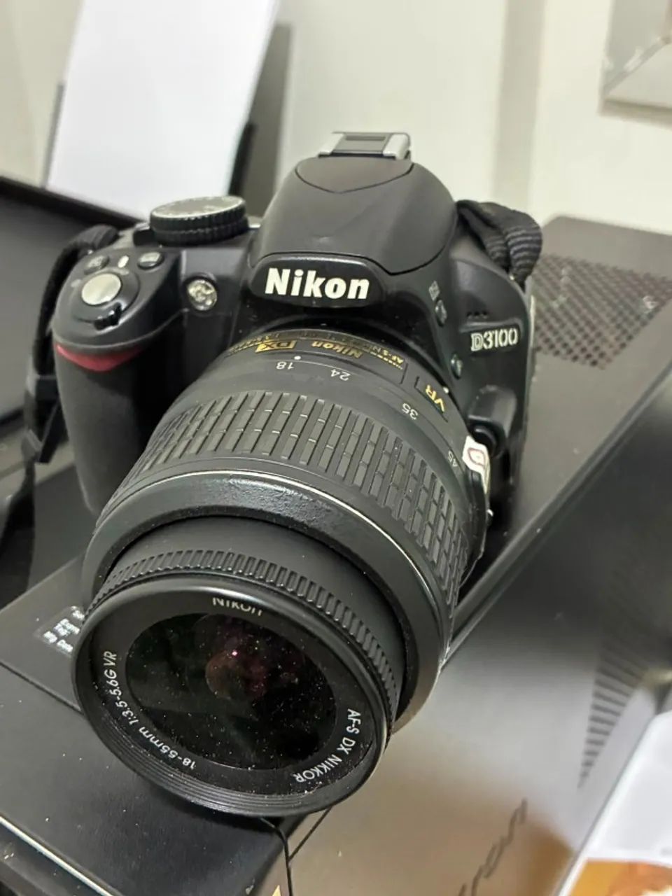 CAMERA NIKON D3100 SEMI PROFISISONAL COM OBJETIVA ADICIONAL - Foto 3