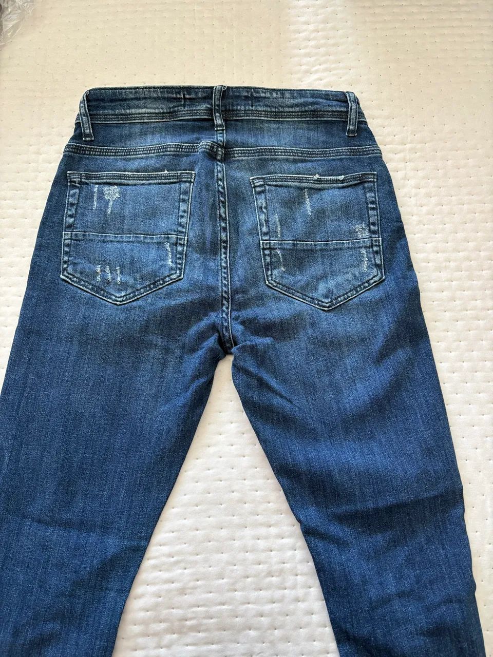 Calça jeans azul tamanho 38 - Foto 2