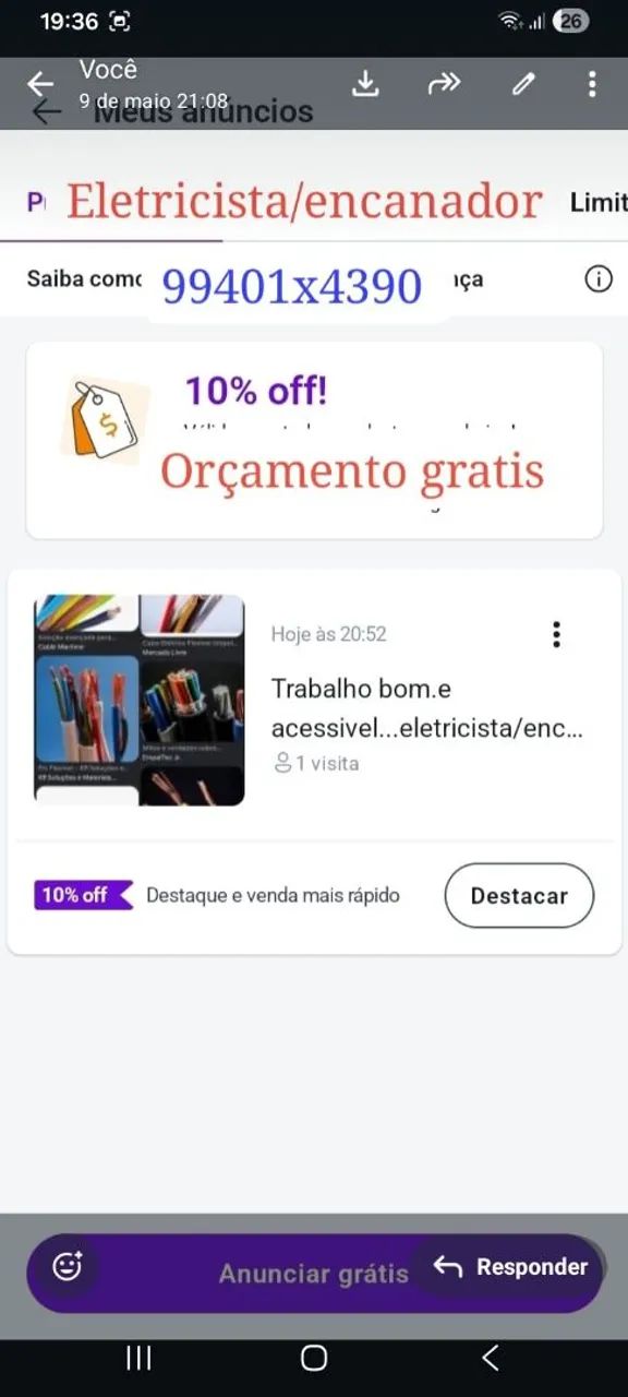 Eletricista/ceramica/encanaçao,orçamento gratis - Foto 4