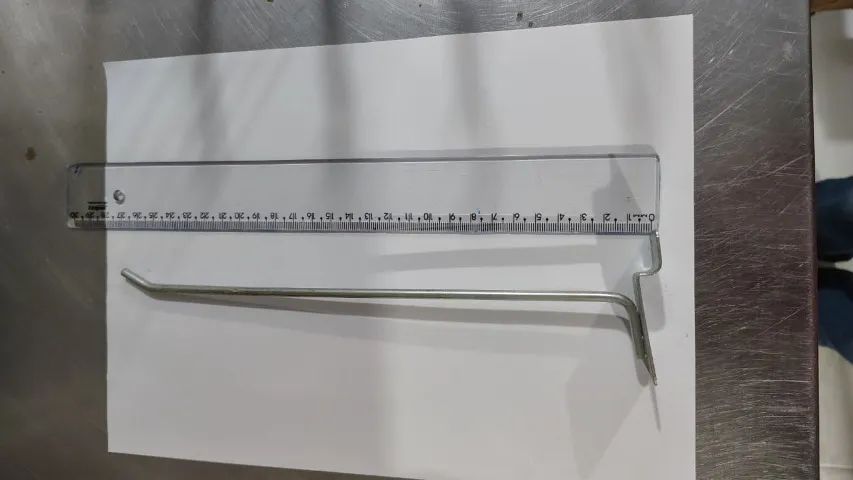 Gancho para painel Galvanizado Kit com 100 unid