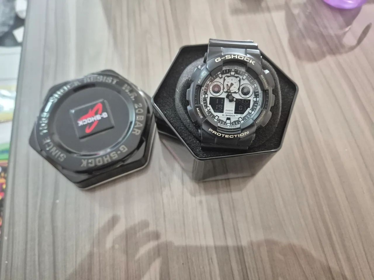 G SHOCK GA 100 1A2DR - ORIGINAL 