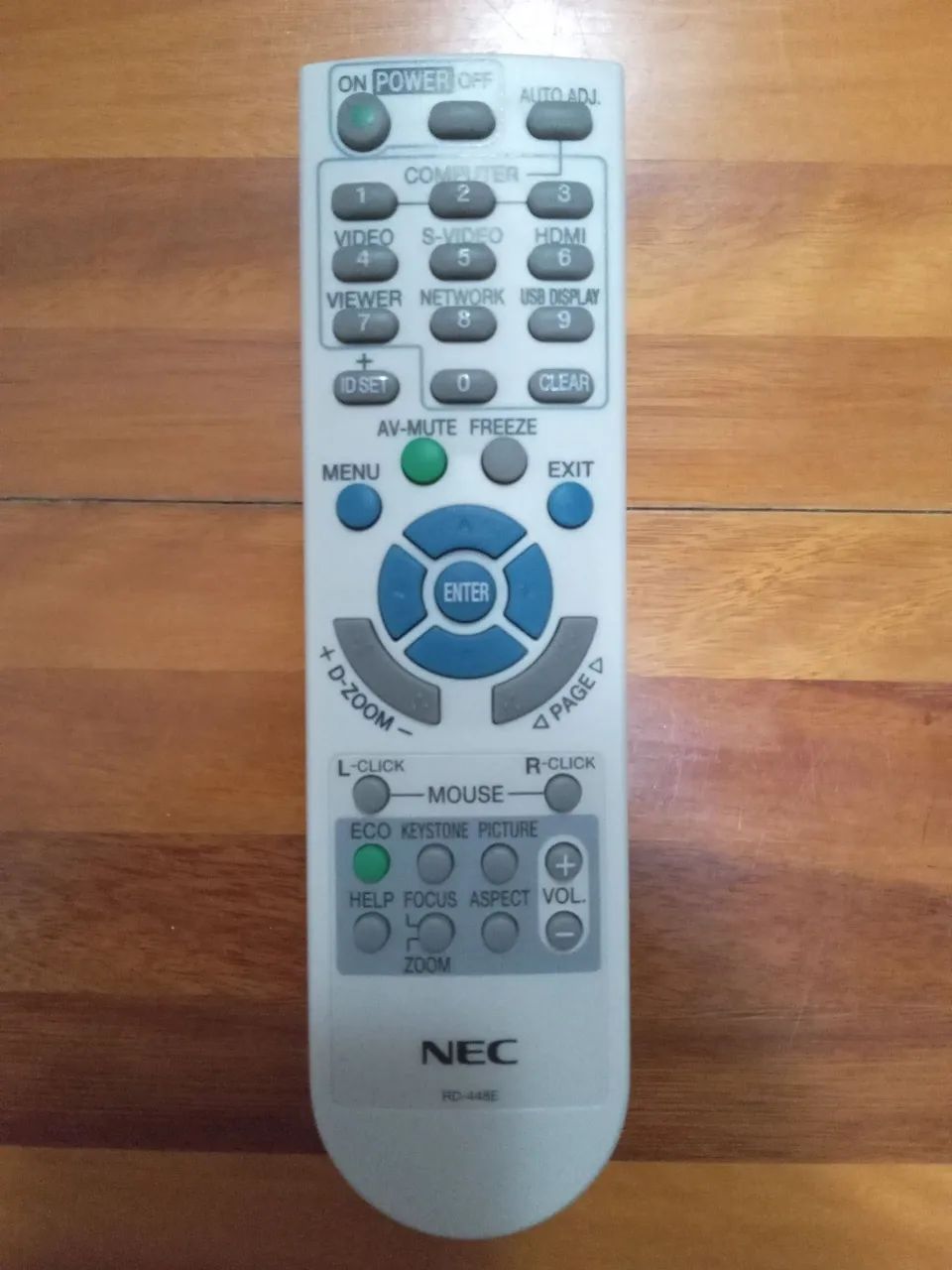 Controle original de projetor para NEC RD-448E