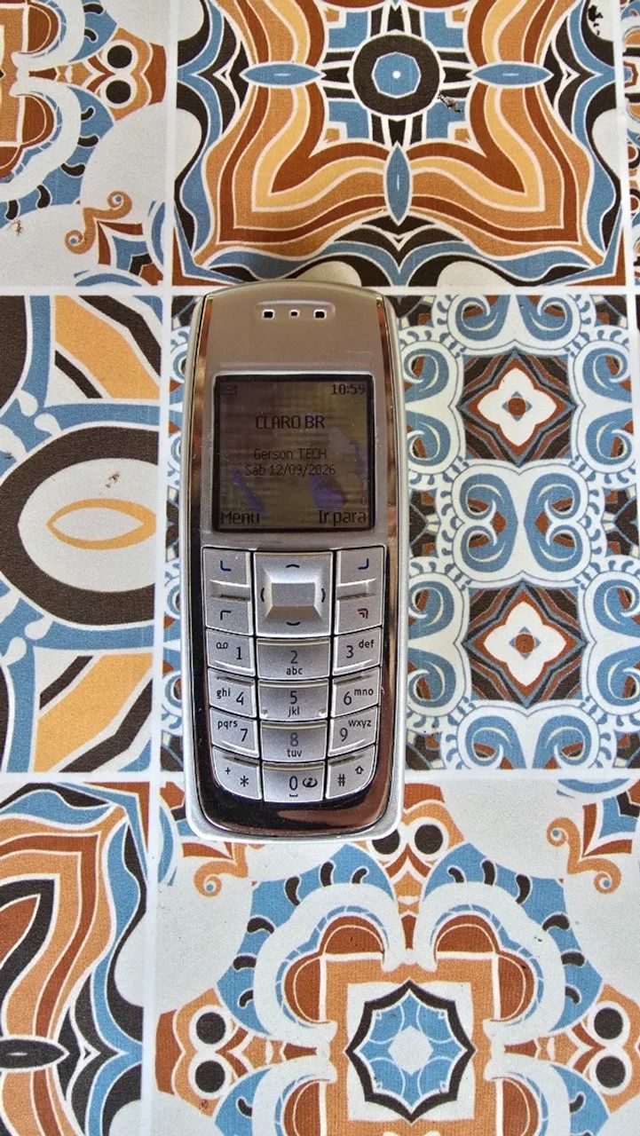 Nokia 3120 Prata Raridade para Colecionadores