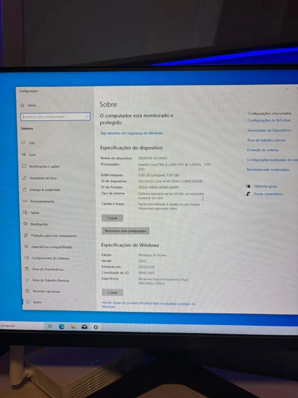 COMPUTADOR DESKTOP - INTEL CORE i5 - 8GB RAM - Foto 2