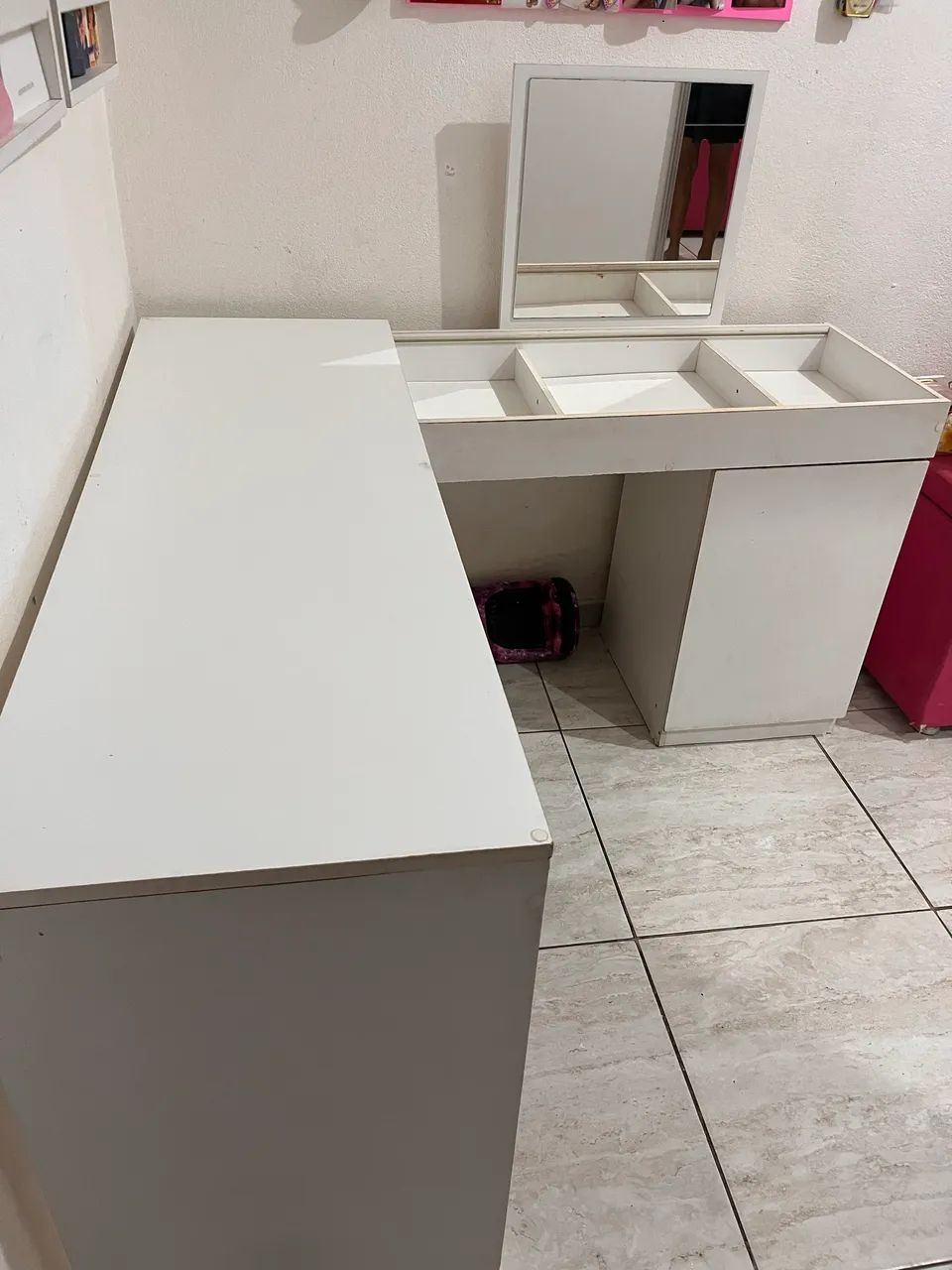 Mesa de estudo e penteadeira - Foto 2