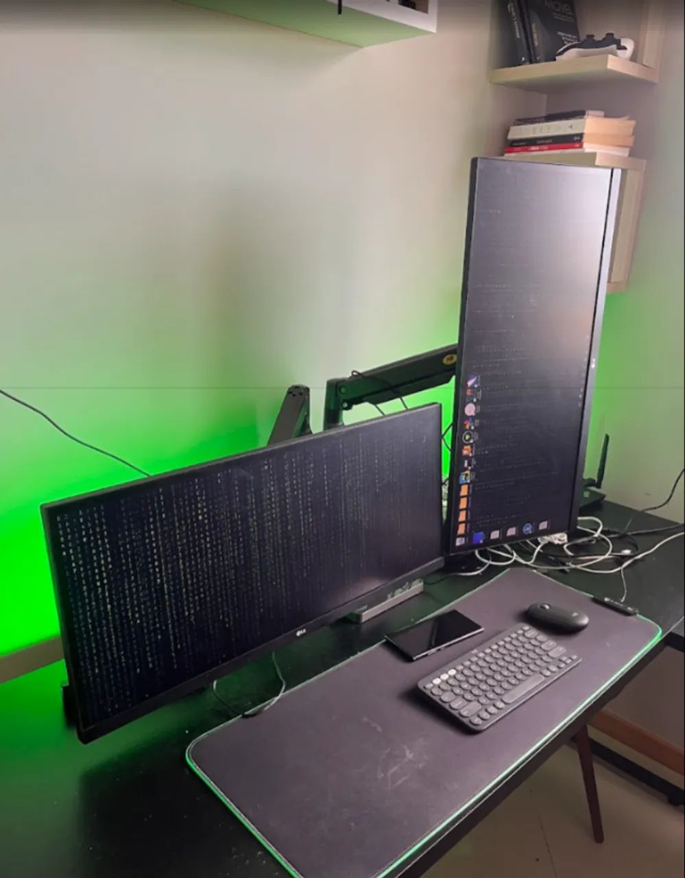 1 Monitor de 29 polegadas LG + Suporte Articulado