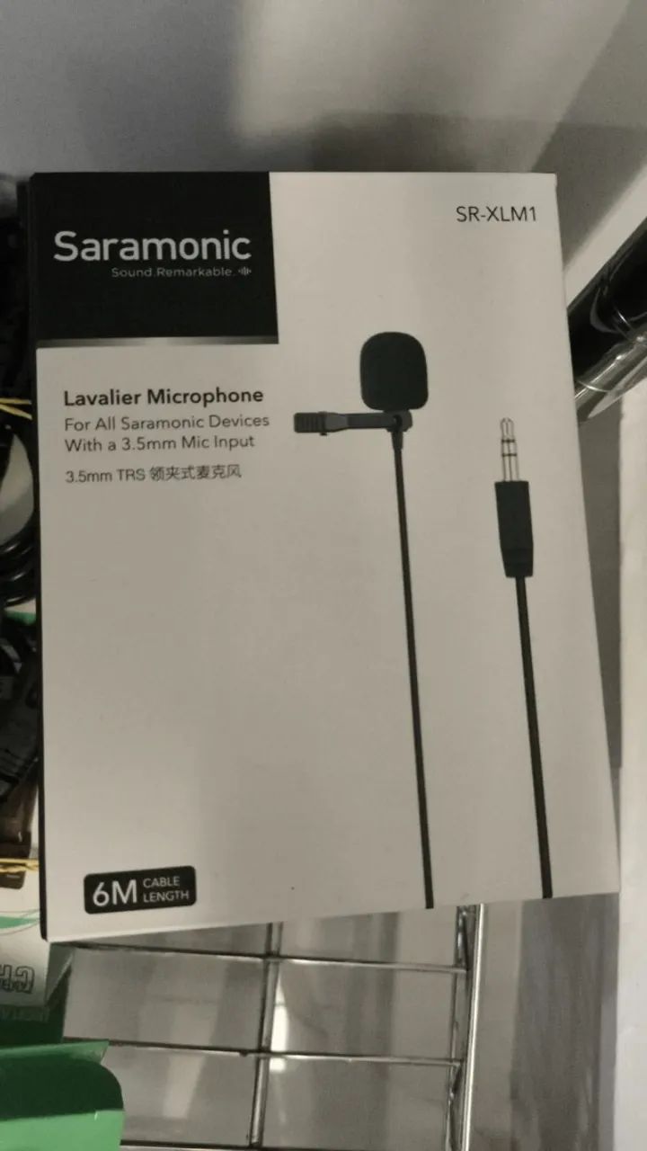 MICROFONE COM FIO SARAMONIC SR-XLM1 - Foto 2