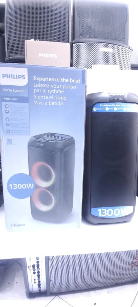 CAIXA PARTYBOX PHILIPS  4000 SERIES NOVA NA CAIXA 