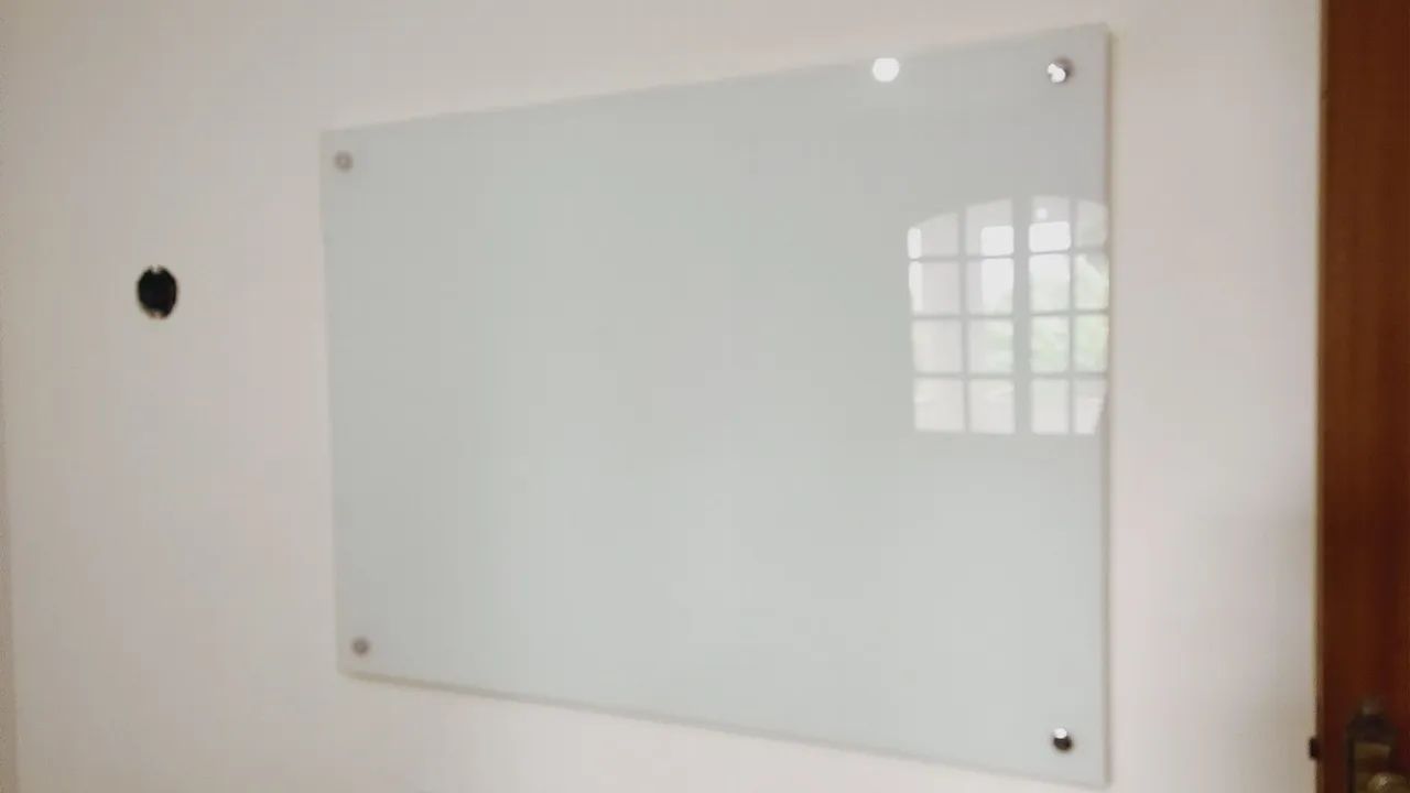 Quadro escolar de vidro 120x90.