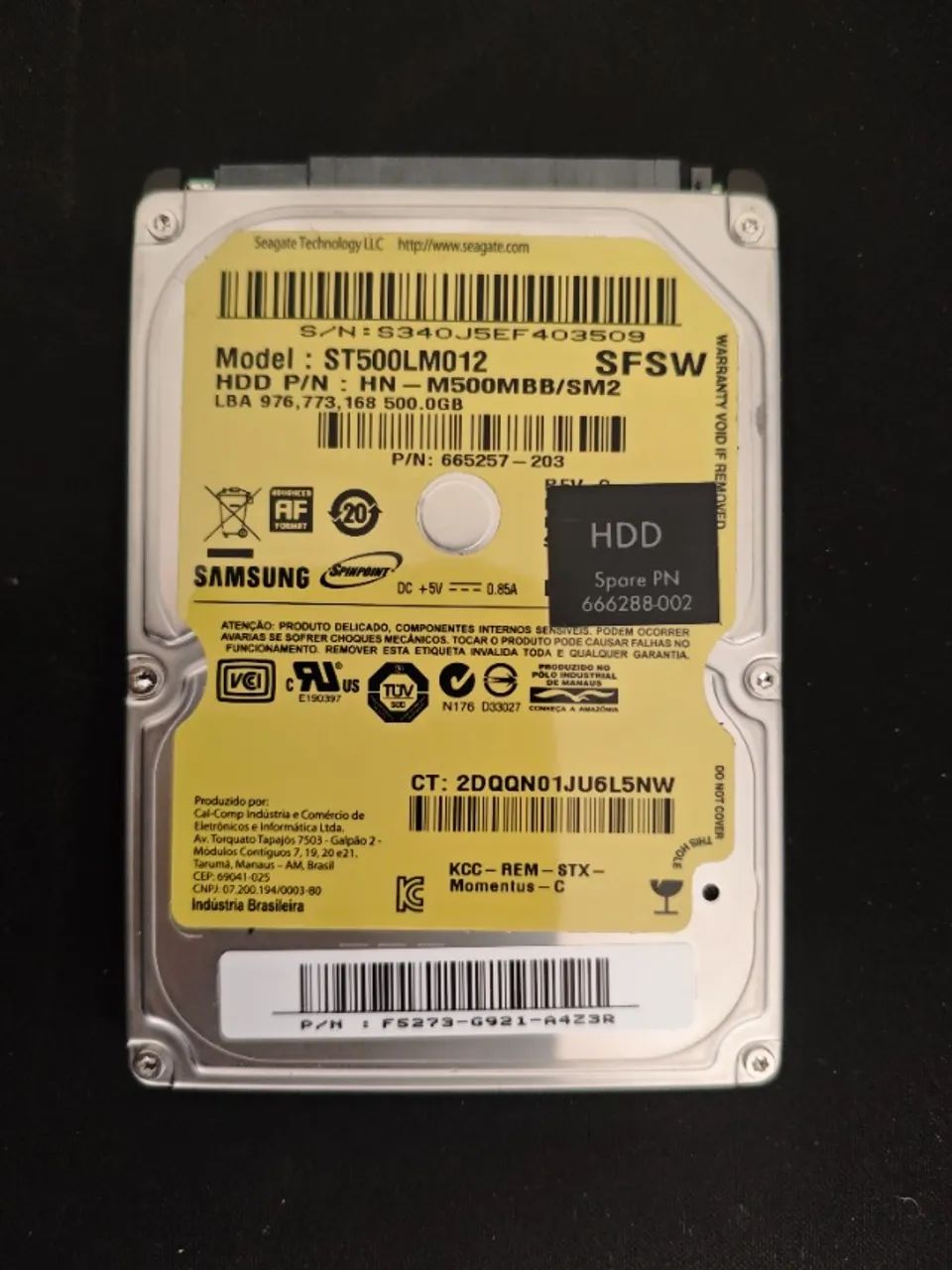 hd 500gb (notebook)