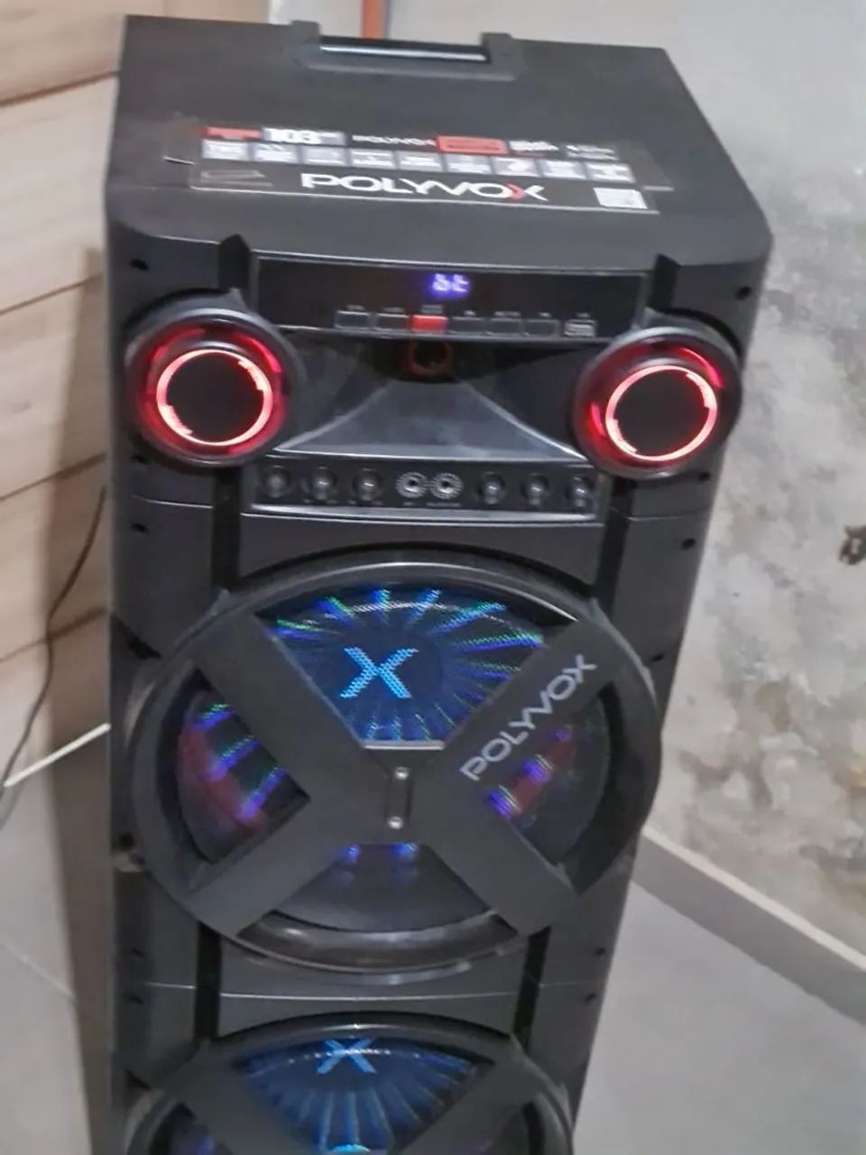 Vendo ou troco torre de som Polyvox 2000W  - Foto 3