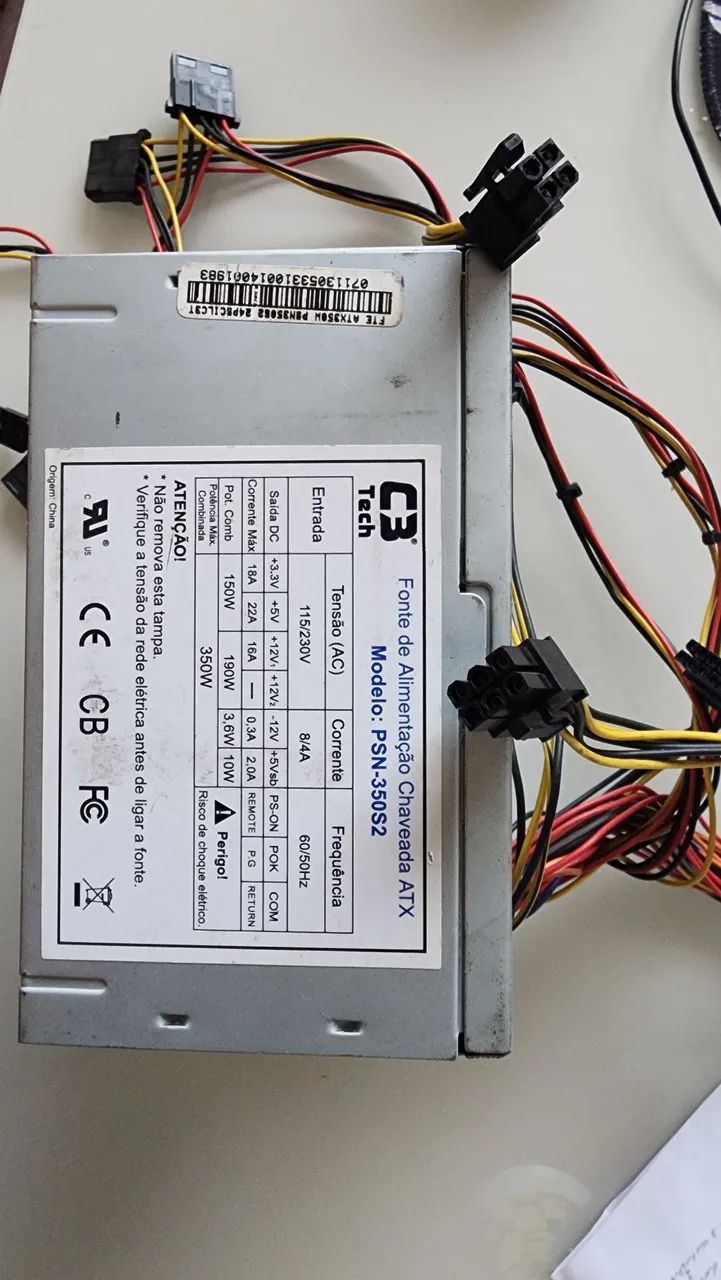 Fo te Pc ATX C3 Tech 350W